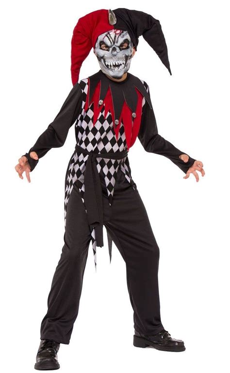 Boys Scary Jester Halloween Costume Kids Halloween Costumes
