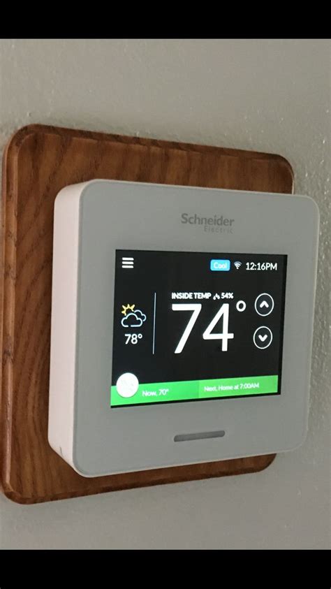 Wiser Air Smart Thermostat By Schneider Electric I Added The Custom