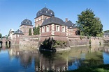 Das Historische Schloss Ahaus in Westfalen, Deutschland Stockbild ...