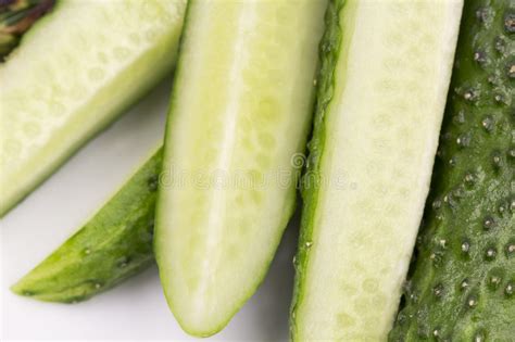 Cucumbers Sliced And Whole Stock Image Image Of Ingredient Dieting