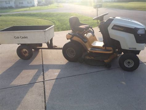 Cub Cadet Ltx 1040 42 In Riding Mower With Cart Ronmowers