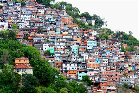 Favelas Of Rio De Janeiro Brazilian Slums