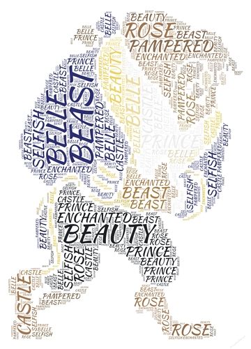 Beauty And The Beast Beast Word Art Cup7387312229 Craftsuprint