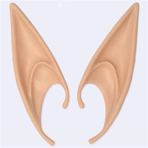 Pair Elf Ears Latex Soft Prosthetic False Ear Fairy Cosplay Accessories