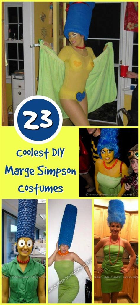 23 awesome blue haired marge simpson costume ideas disfraces simpsons costumes homer