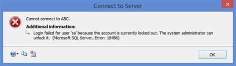 Methods To Unlock Sql Server Sa Account When It S Locked Out