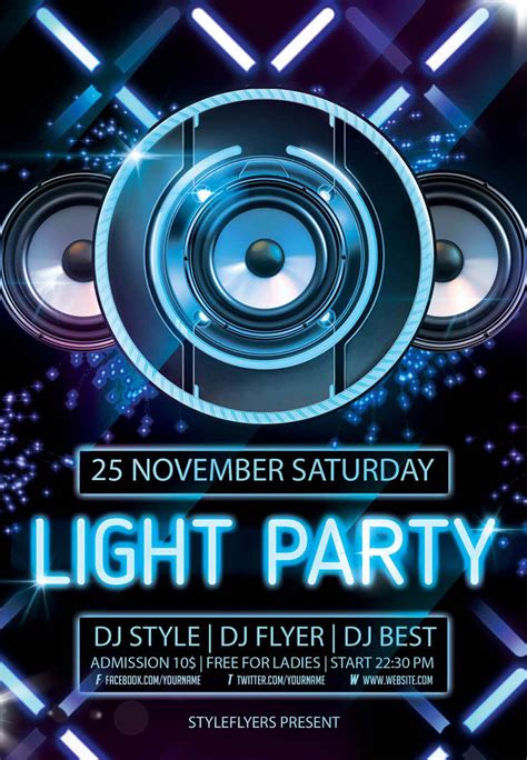 New Party Season Free Psd Flyer Templates Graphicsfuel