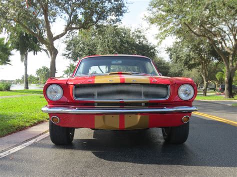 1966 Ford Mustang Coupe Gt350 H Hert Edition Tribute Red With Gold