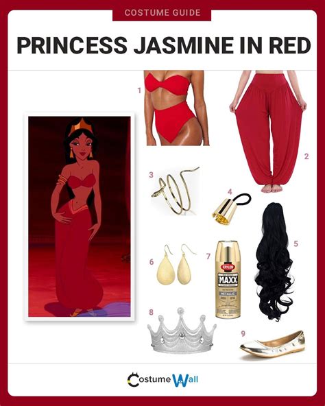 Arriba 86 Imagen Jasmine Red Outfit Aladdin Abzlocalmx
