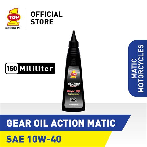 Top 1 Gear Oil Action Matic Sae 10w 40 150 Ml Oli Gardan Motor Matic