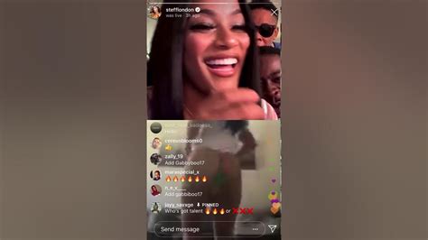 thick lightskin twerks and makes it clap for stefflon don on ig live youtube
