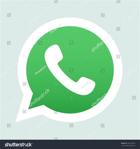 Green Phone Handset In Speech Bubble Vector Icon 280182368 Shutterstock