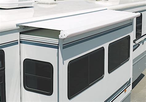 Carefree Of Colorado Sok Iii 185 Solid White Rv Slide Out Awning With