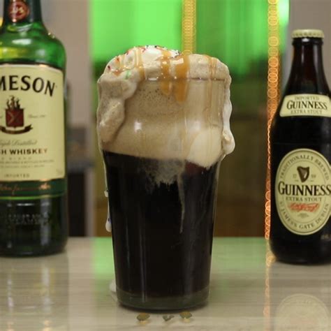St Patricks Day Guinness Ice Cream Float Tipsy Bartender Irish Cream