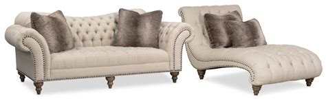 Brittney Sofa And Chaise American Signature Furniture