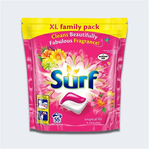 Surf Tropical Lily Washing Capsules Surf Tropical 55 Washing Capsules