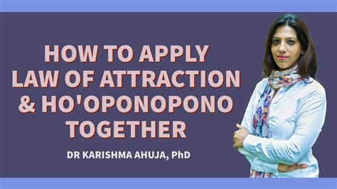 Hooponopono And Law Of Attraction How To Use Them Together I Dr