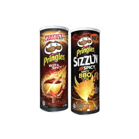 Pringles Hot And Spicy 165g Sizzlin Spicy Bbq 160g Choithrams Uae
