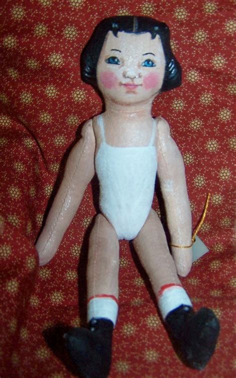 Oil Painted Cloth Hitty Doll By Sue Sizemore Etsy