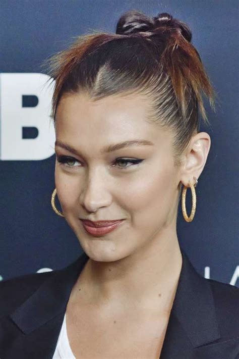bella hadid s hairstyles and hair colors steal her style bella hadid hair slick hairstyles