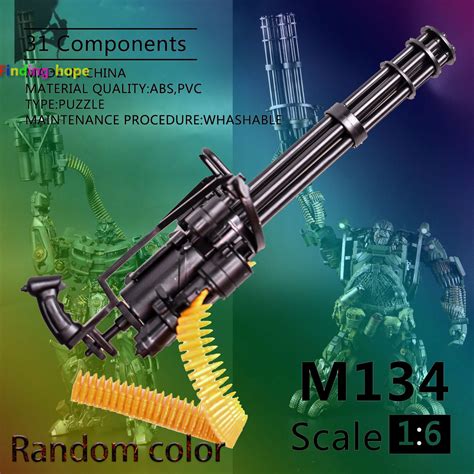 16 M134 Minigun Gatling Machine Gun Us Army Terminator Toy Gun