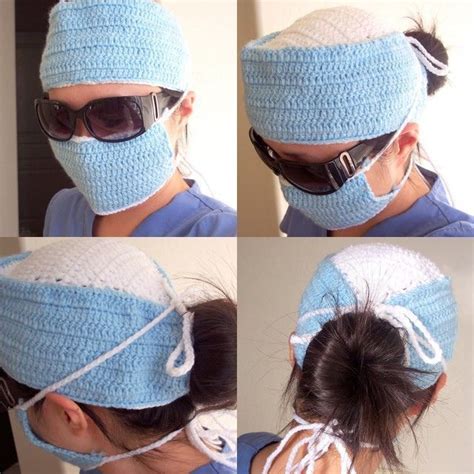 Lets Play Surgeon Fun Crochet Cosplay Crochet Faces Crochet Mask