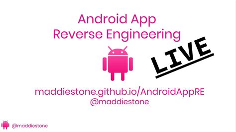 Android App Reverse Engineering Live Part 1 Youtube