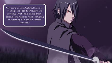 12 Best Sasuke Quotes From The Anime Naruto Bare Foots World