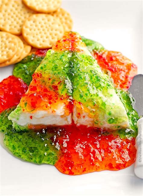 Or, try one of our finger food ideas, like smoked trout with garlic cream on rye toasts, wasabi deviled eggs, goat cheese crostini with fig. Easy Cream Cheese Pepper Jelly Recipe | She Wears Many Hats