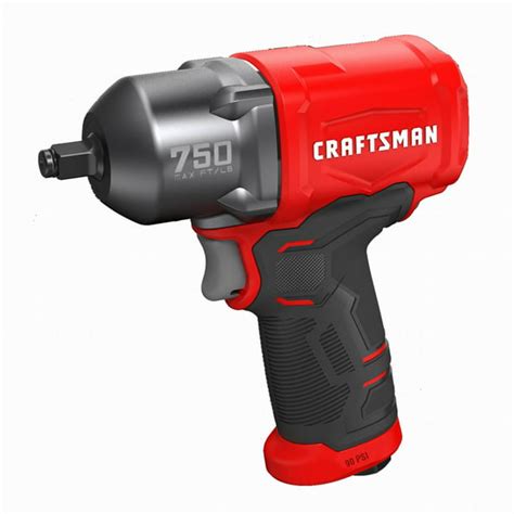 Craftsman 12 In Air Impact Wrench 750 Ftlbs
