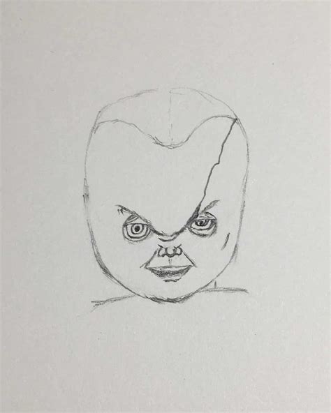 How To Draw Chucky Step By Step At Drawing Tutorials