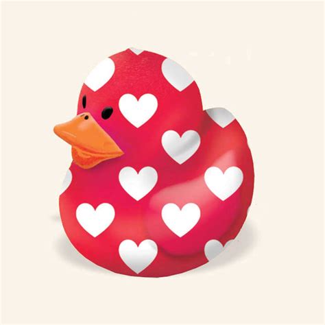 Valentines Day Heart Rubber Ducks X 6 Ebay
