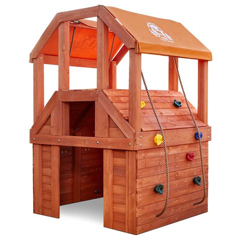 Buy Little Tikes Real Wood Adventures Outdoor Wooden Climb House For