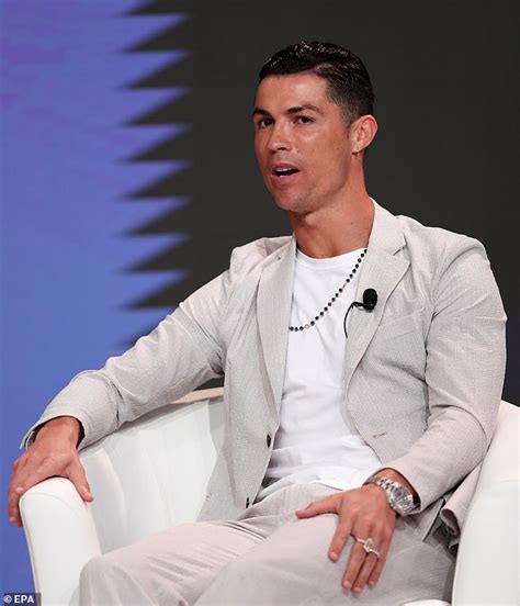 Cristiano Ronaldo Drips In Diamonds At Dubai Sports Conference Daily