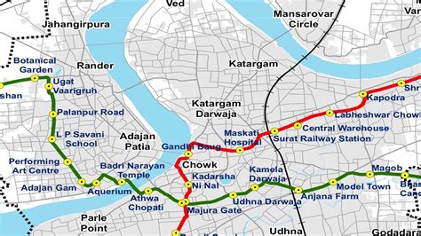 Surat Metro Rail Project Gujarat India