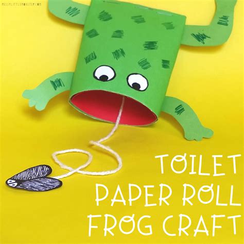Toilet Paper Roll Frog Craft Messy Little Monster