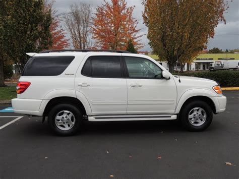 2002 Toyota Sequoia Limited Edition 3rd Row Seats 4wd Dvd 1 Owner