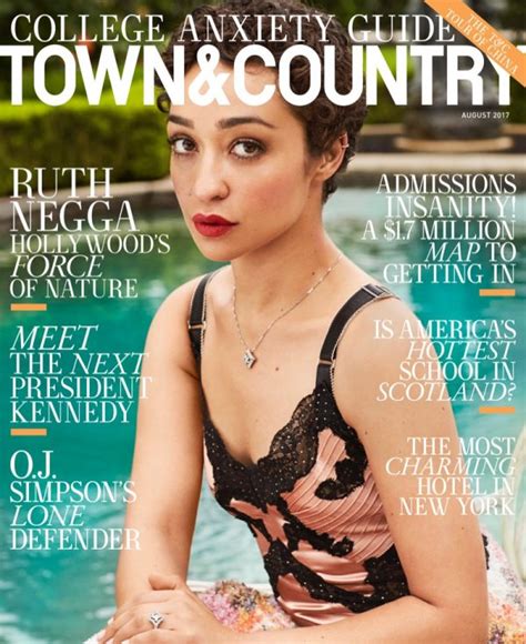 ruth negga town and country august 2017 cover photoshoot