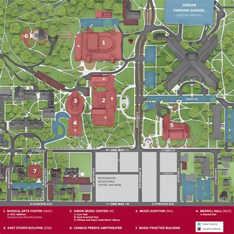 Map Of Indiana University Campus Island Maps