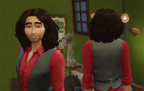 Medium Messy Hair For Males At My Stuff Sims 4 Updates
