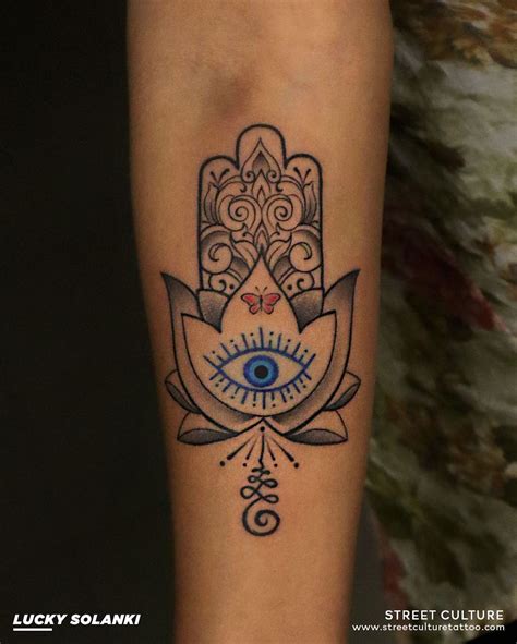 Top 94 About Hamsa Tattoo With Lotus Flower Unmissable Indaotaonec