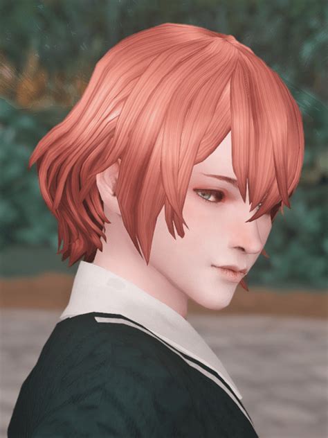 Amao Odayaka Male Anime Style Hair For The Sims 4 Sims 4 Mm Cc Sims