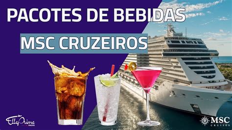 Pacote De Bebidas Msc Cruzeiros Temporada Msc Seashore
