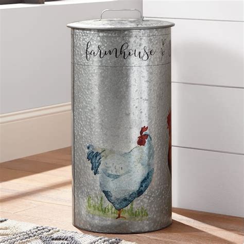 (plus, most trash can bins and liners are plastic, and that material is just porous enough to hold on to smells.) you should absolutely clean it out from time so what does that mean for your trash can? Rooster Trash Can | Country Door