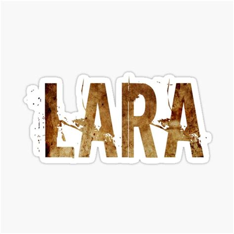 Lara Sticker By Carriepotter Redbubble