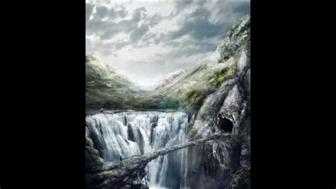Matte Painting Breakdown Path Of The Waterfall Youtube