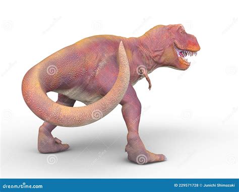 3d Rendering Of A Dinosaurs Stock Illustration Illustration Of