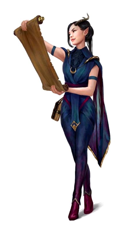 Female Tiefling Wizard With Scroll Pathfinder Pfrpg Dnd D D E Th Ed D Fantasy Dungeons