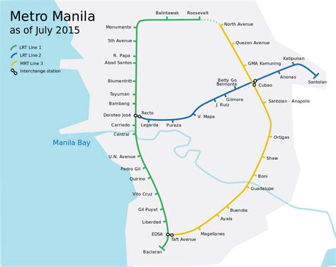 Manila Metro Rail Transit System Metro Maps Lines Routes Schedules