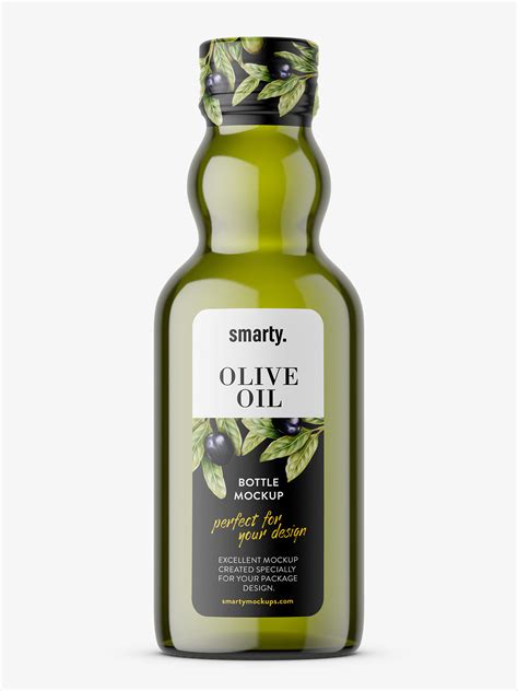 Free Olive Oil Bottle Mockup Smarty Mockups